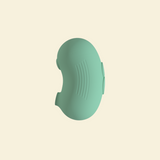 mint green air-suction and vibrator toy