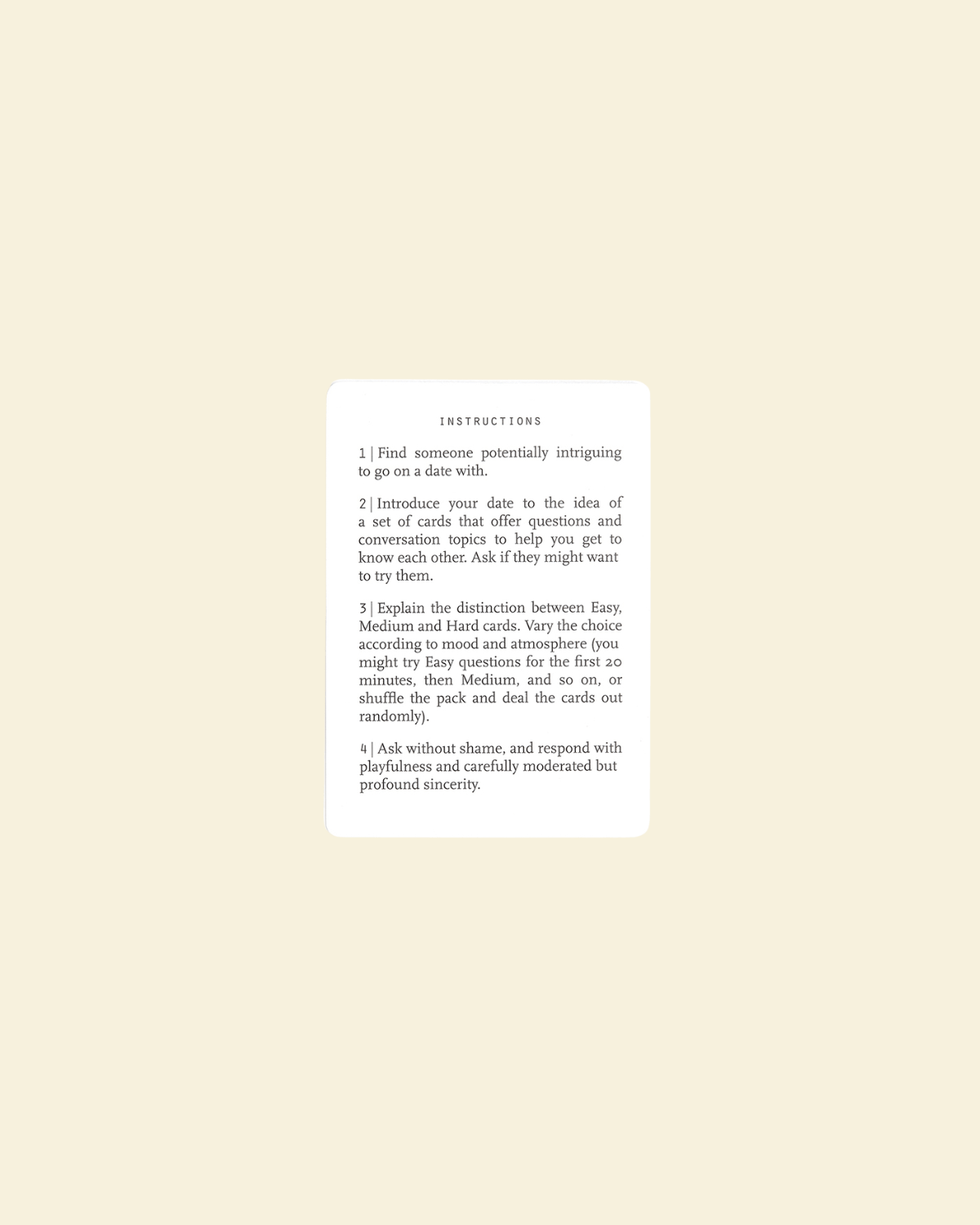 S.O.L Dating Cards - High Tide