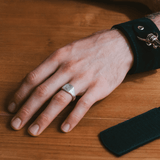 Wild Hide Suede Velcro Cuffs - High Tide