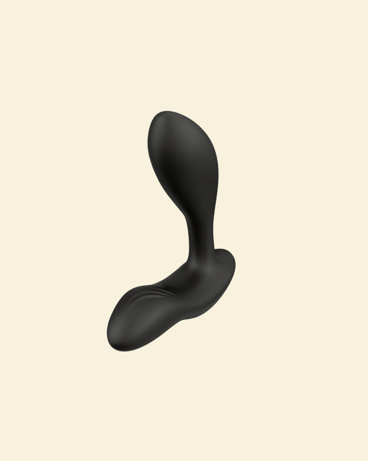 Black vibrating butt plug