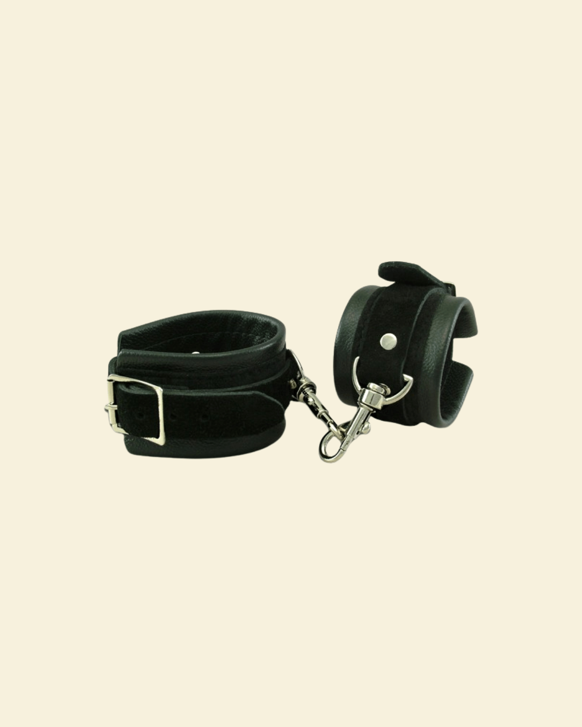 Wild Hide Suede Pleasure Cuffs - High Tide