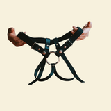 Wild Hide Suede Strap On Harness - High Tide