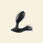 Black vibrating prostate massager