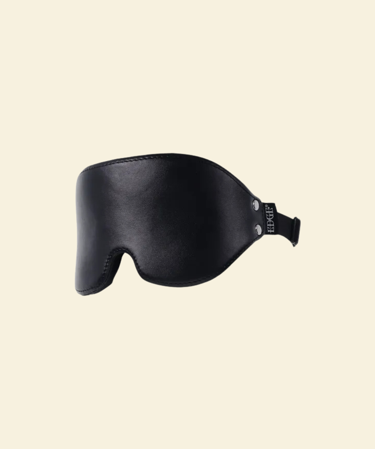 Black blindfold on a beige background - Sex Shop Melbourne