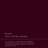 Erotic Writing Workshop
