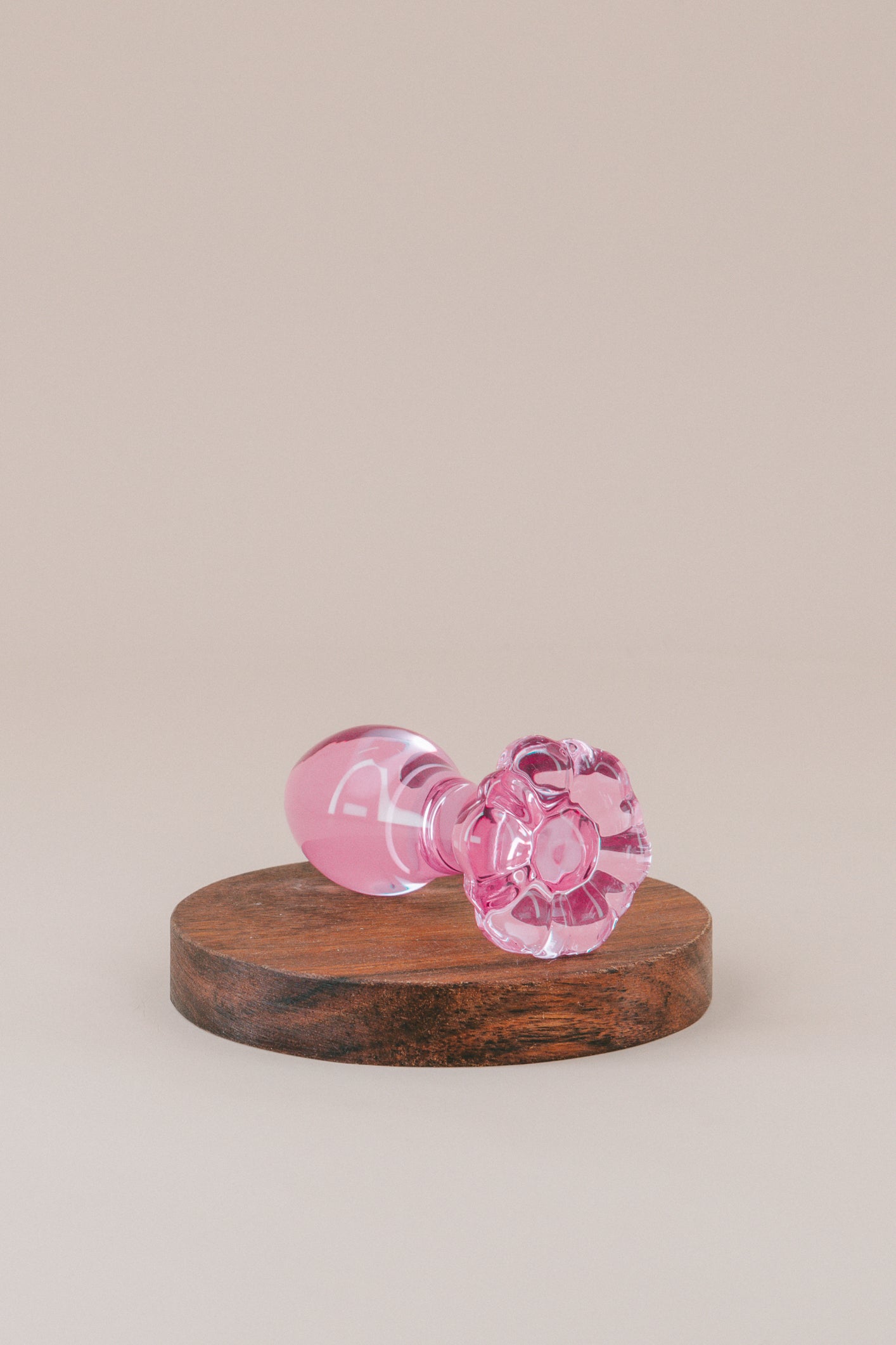 Glass Flower Butt Plug