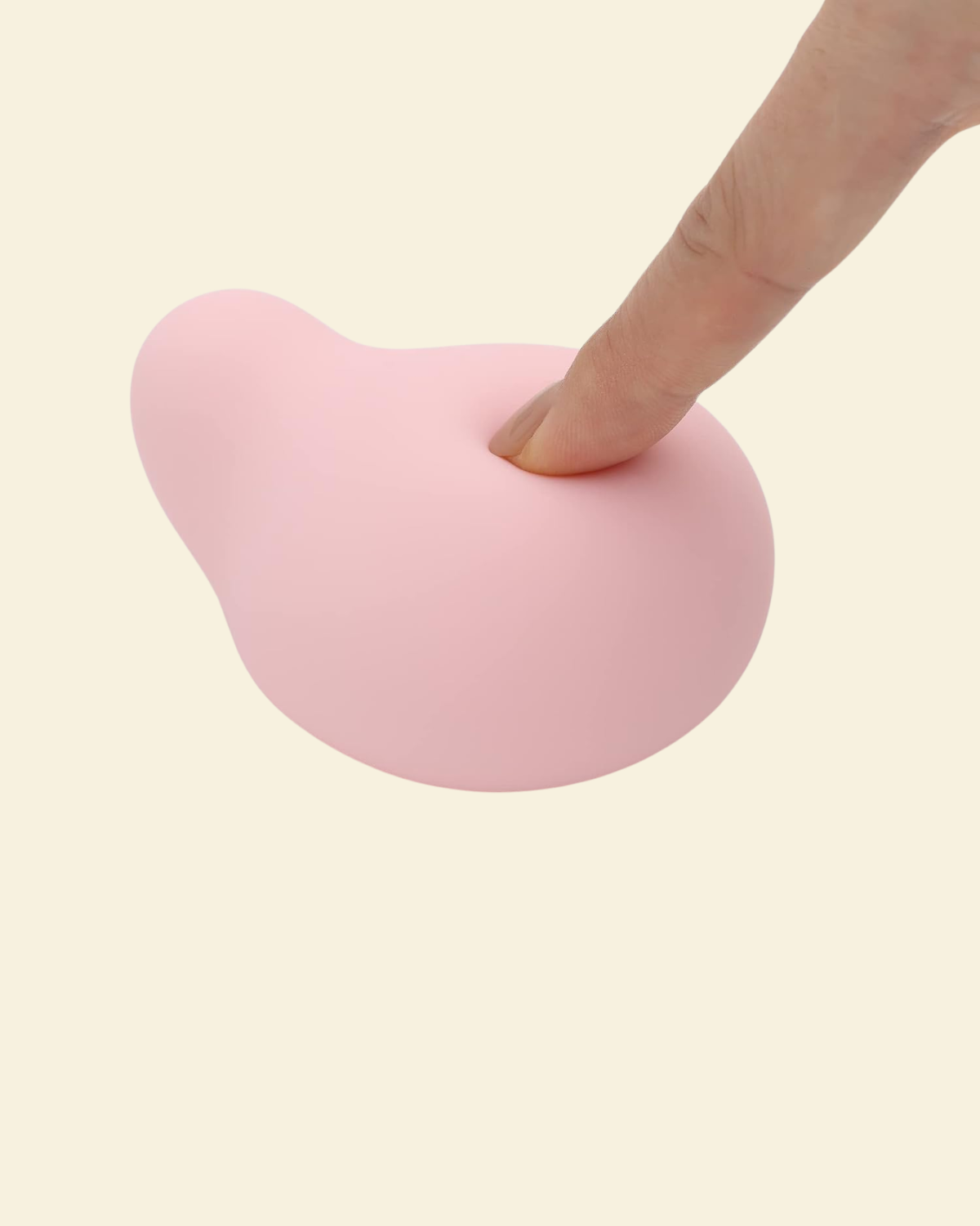 Pink soft palm vibrator 