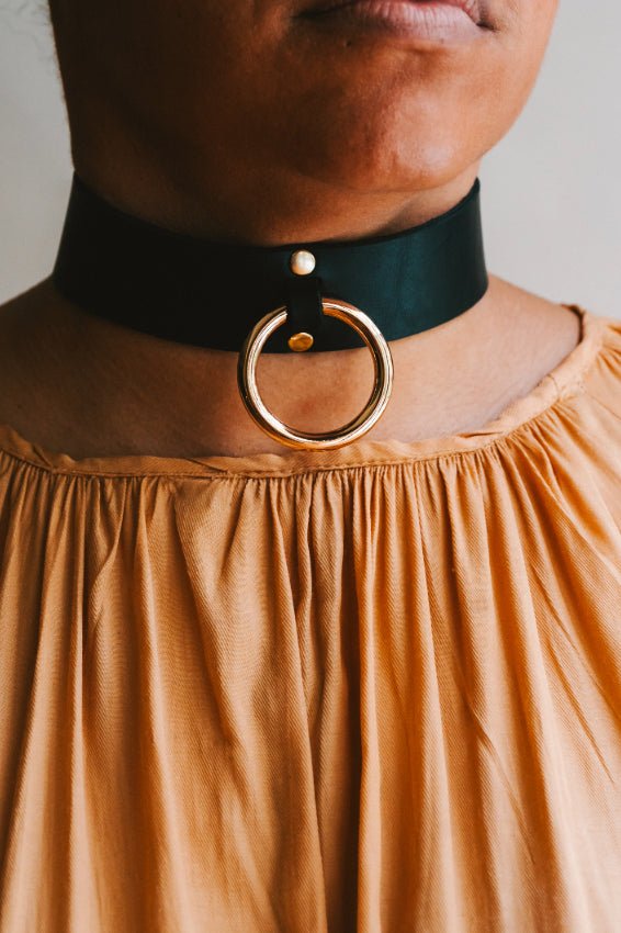 La Libido Large O - Ring Choker - High Tide