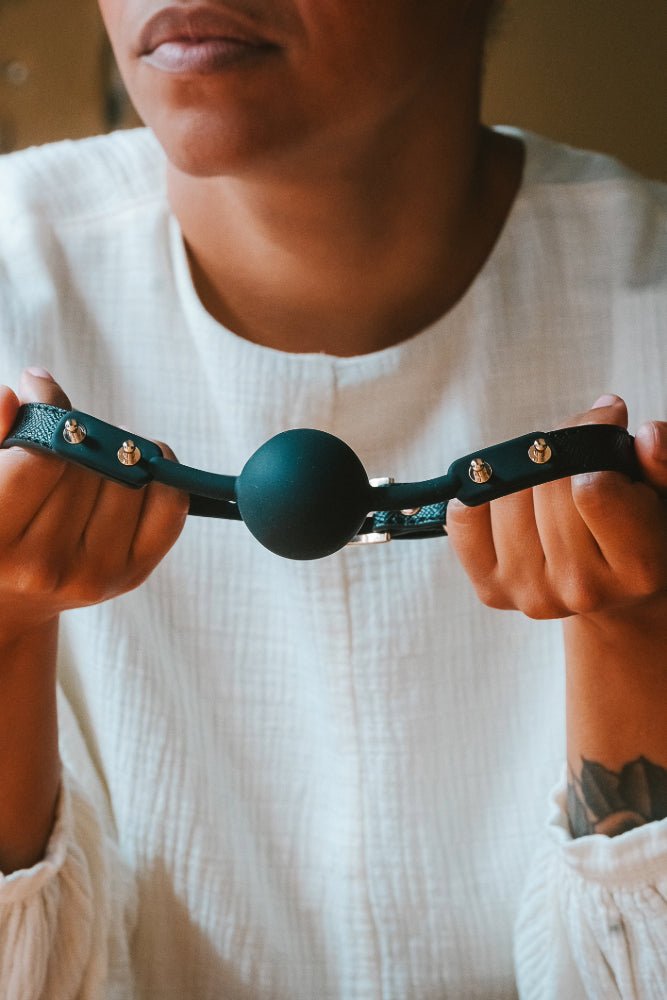 Miss Fun Solid Ball Gag - High Tide