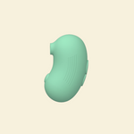 Mint green silicone air-suction toy