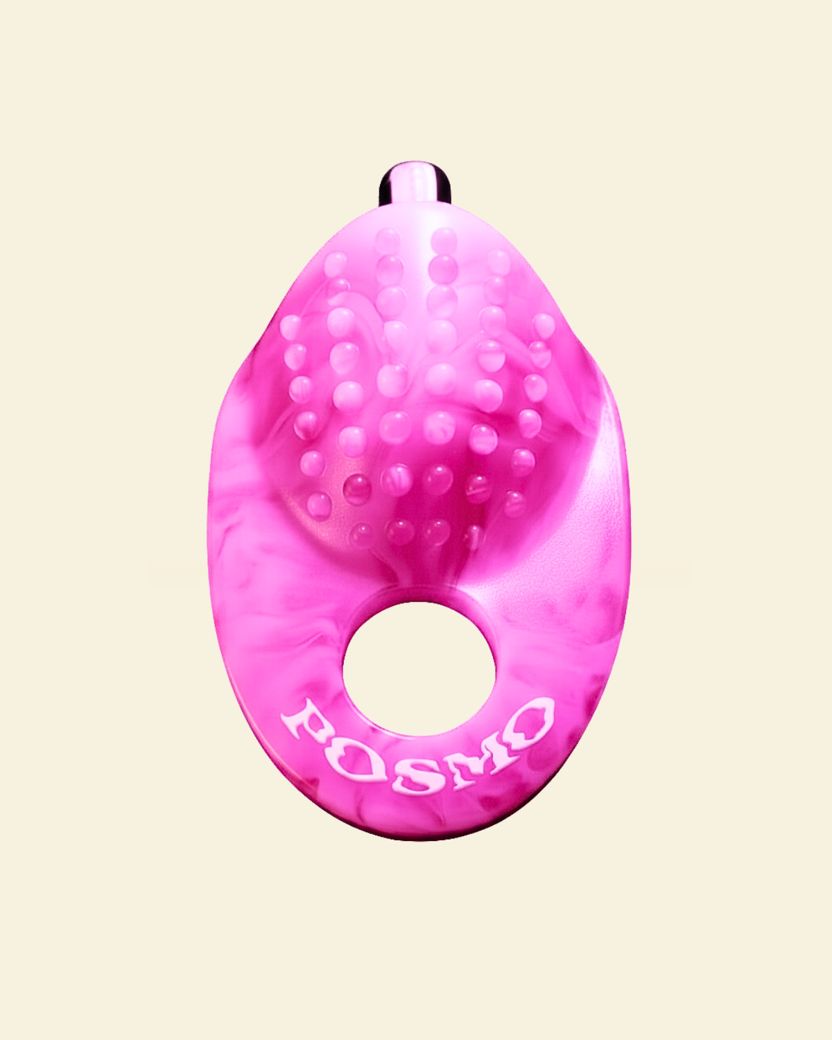 Pink and white silicone grinder 