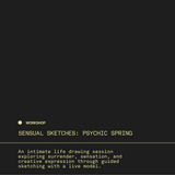Sensual Sketches: Psychic Spring
