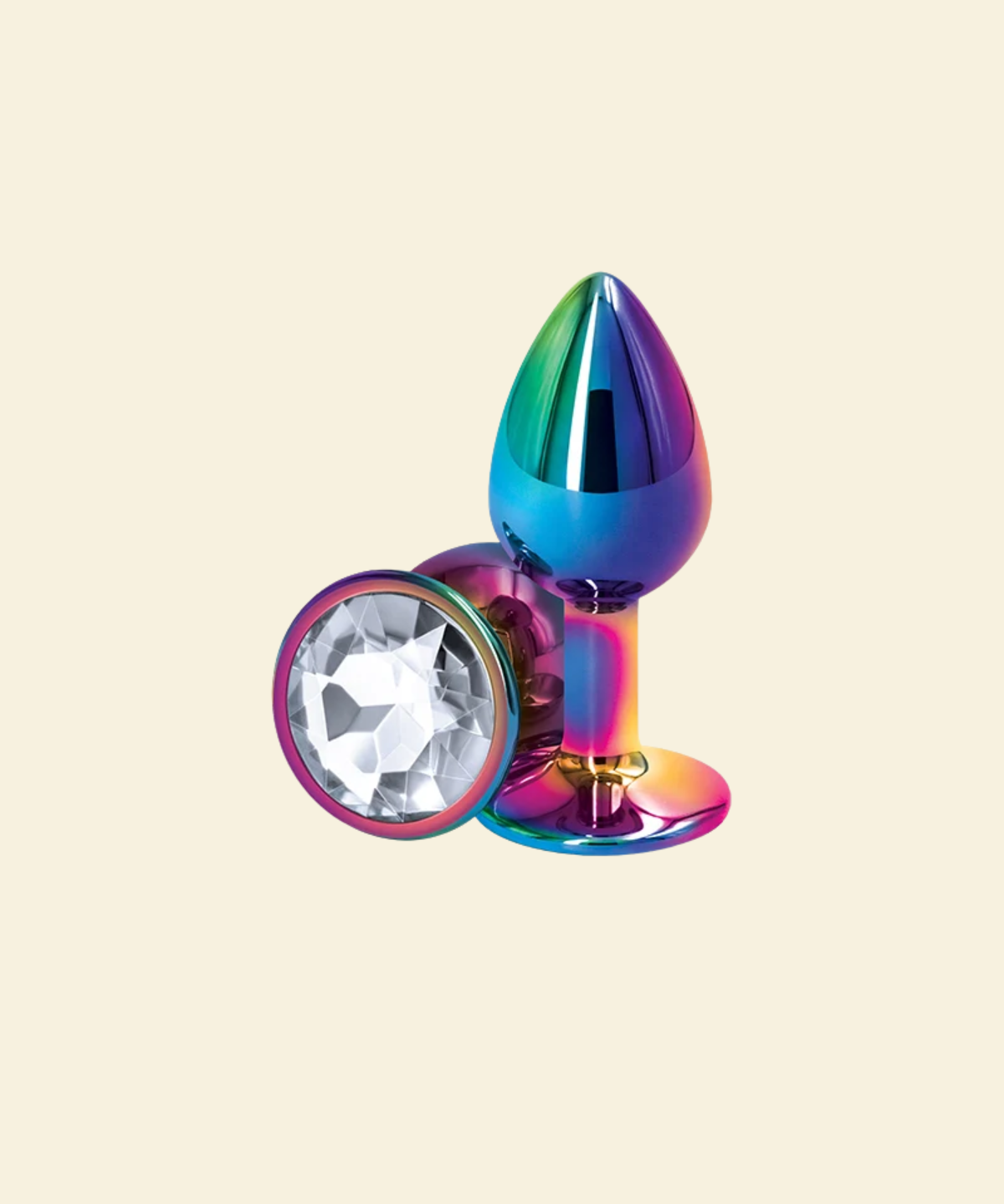 Rear Assets Multicolour Aluminium Butt Plug