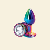 Rear Assets Multicolour Aluminium Butt Plug