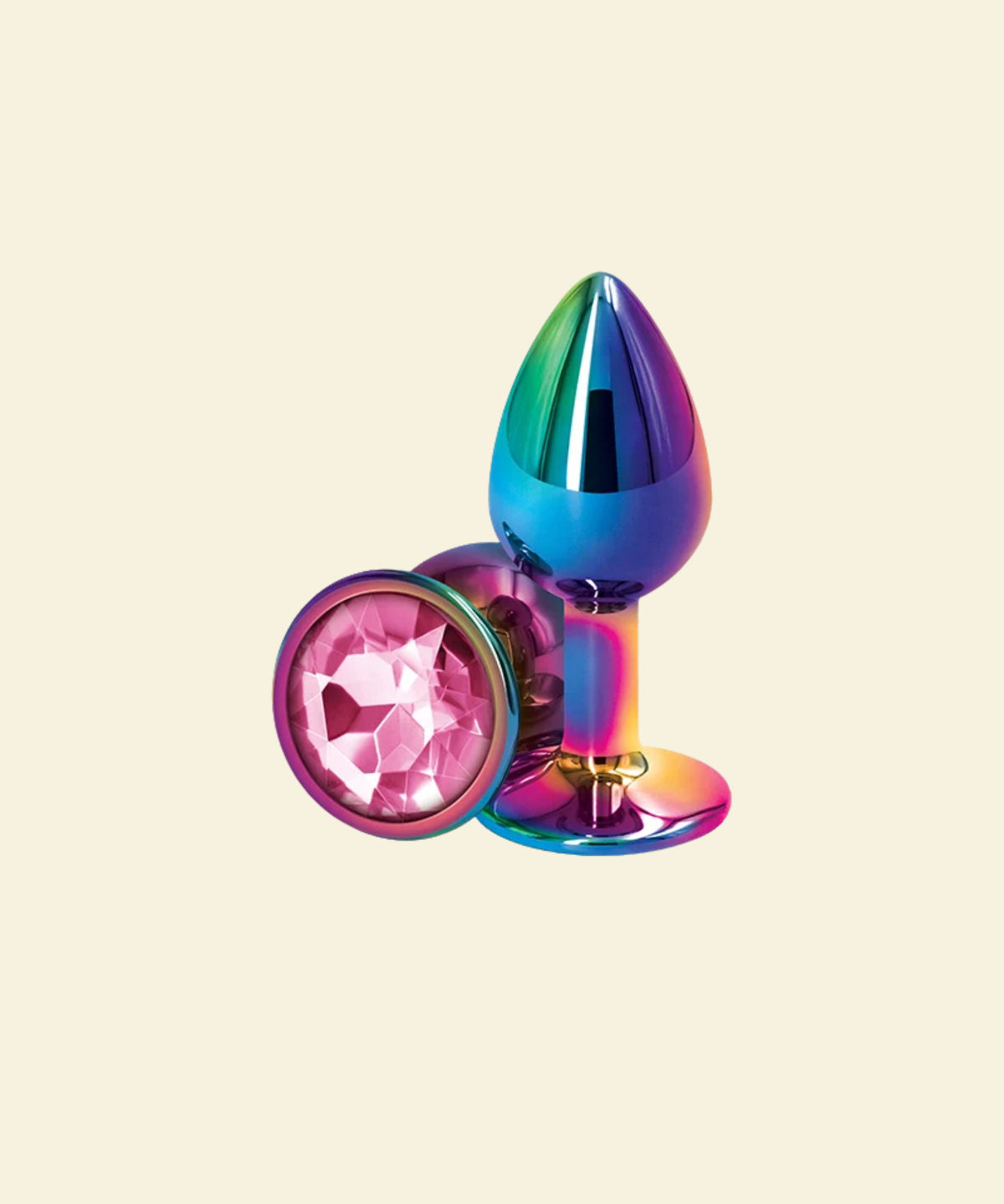 Rear Assets Multicolour Aluminium Butt Plug
