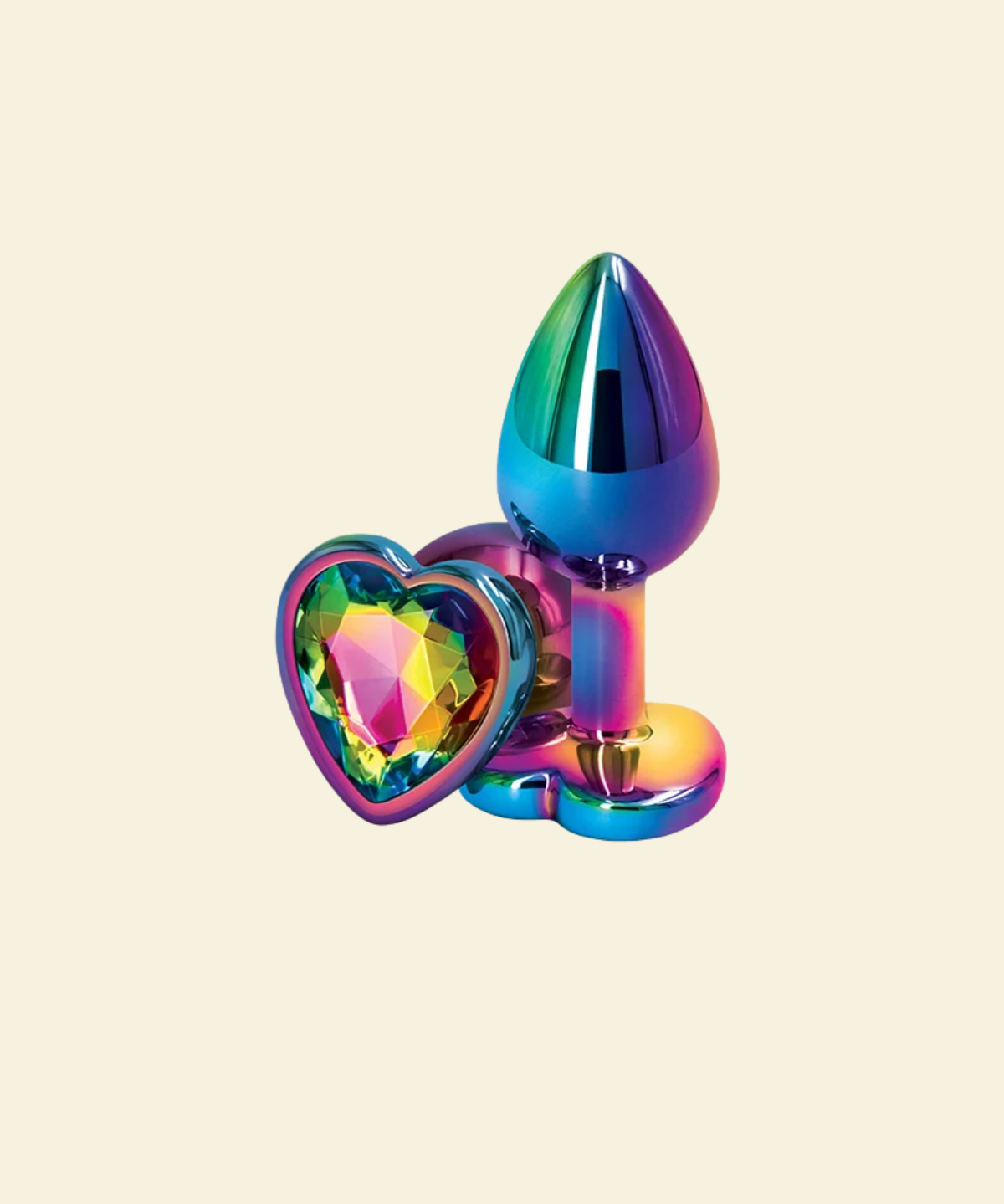 Rear Assets Multicolour Aluminium Butt Plug