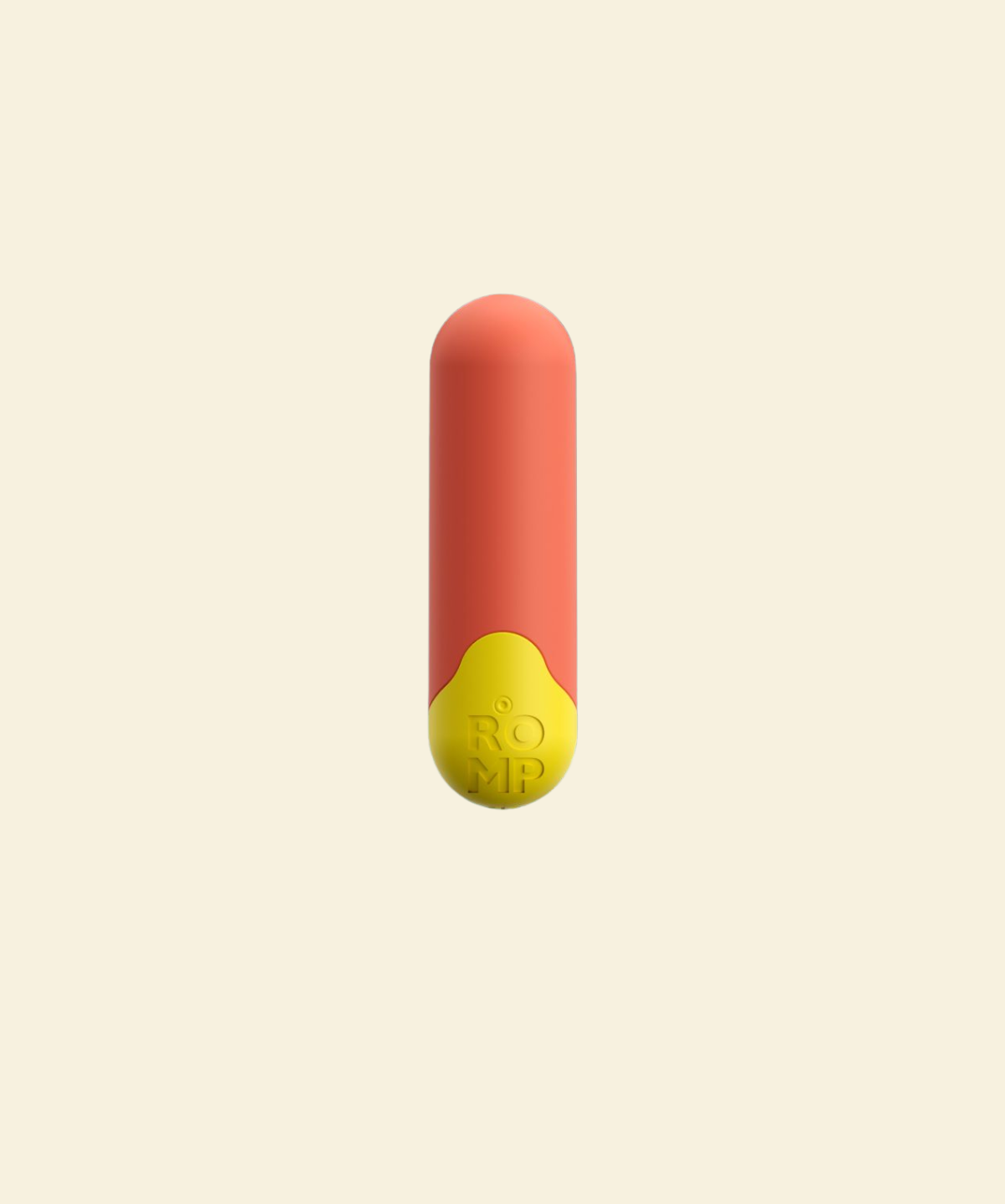 Red and yellow small bullet vibrator 
