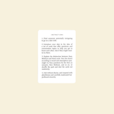 S.O.L Dating Cards - High Tide