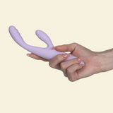 hand holding lilac Cici2+ rabbit vibrator