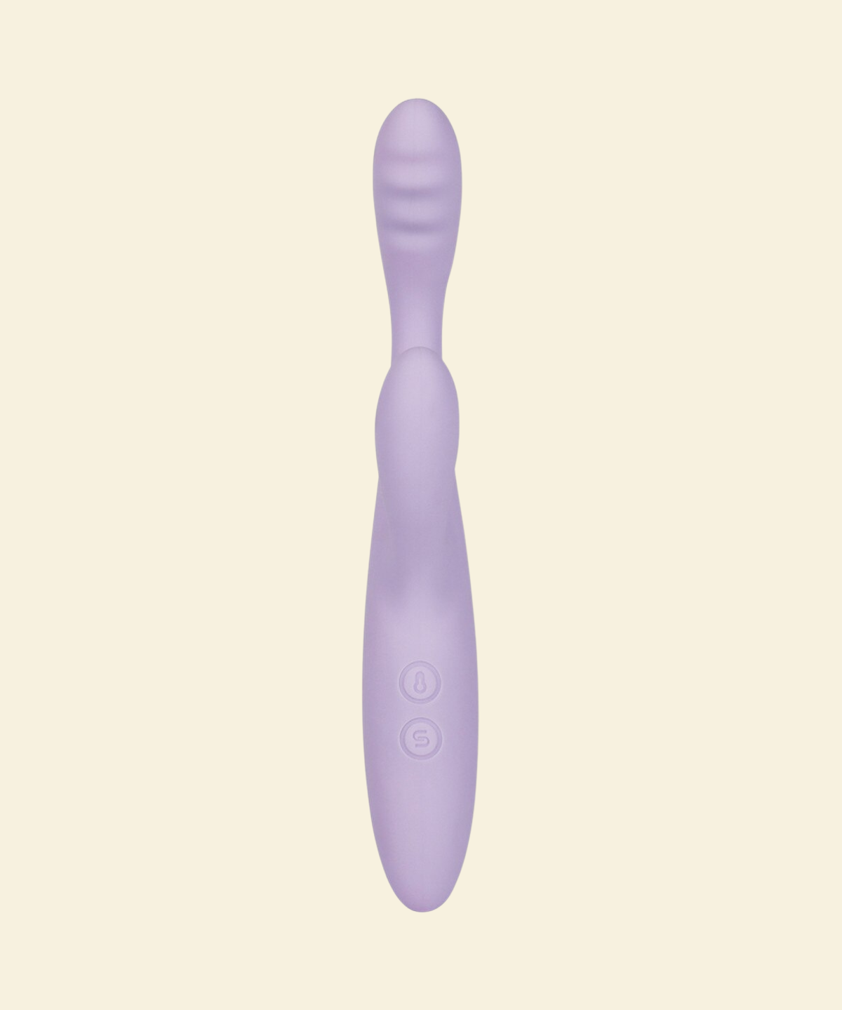 Lilac rabbit vibrator front view