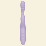 Lilac rabbit vibrator front view