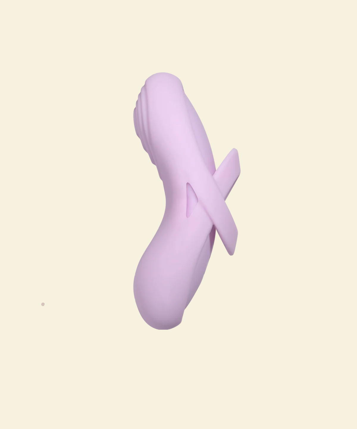 Purple finger vibrator sideview