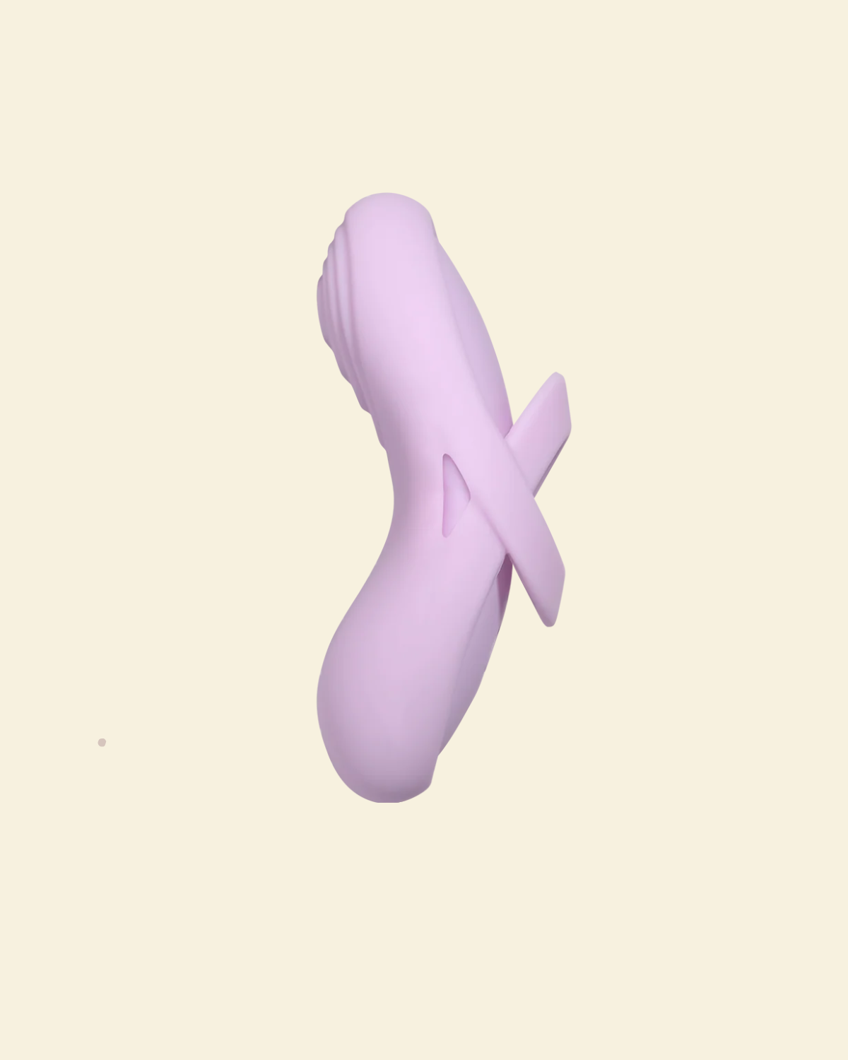 Purple finger vibrator sideview