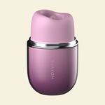 Purple and pink container with 'SVAKOM' branding on a beige background