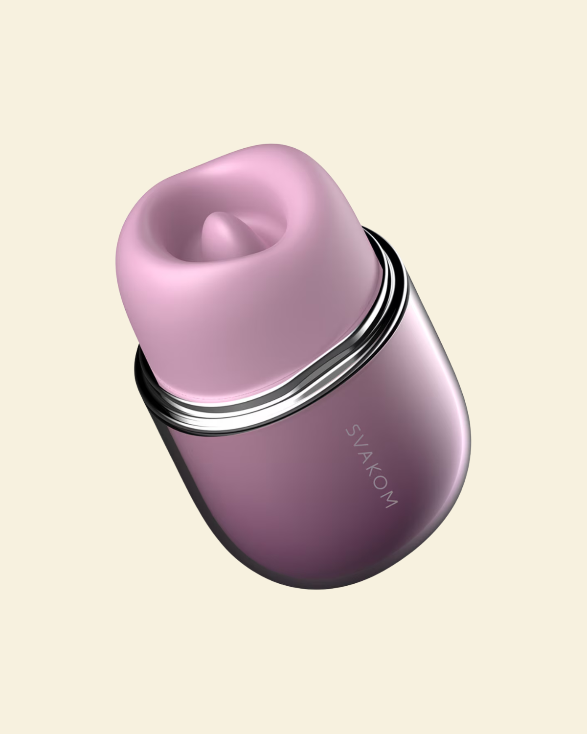 Purple licking and sucking clitoral stimulator 