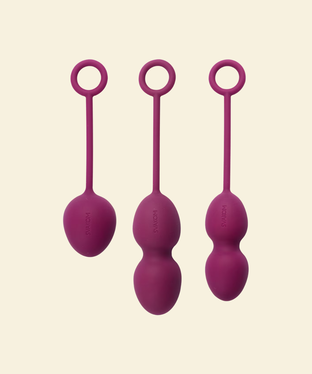purple silicone kegel weights
