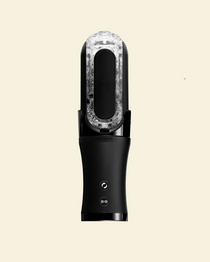 Black and clear Tenga FLip 0 vibrating stroker 