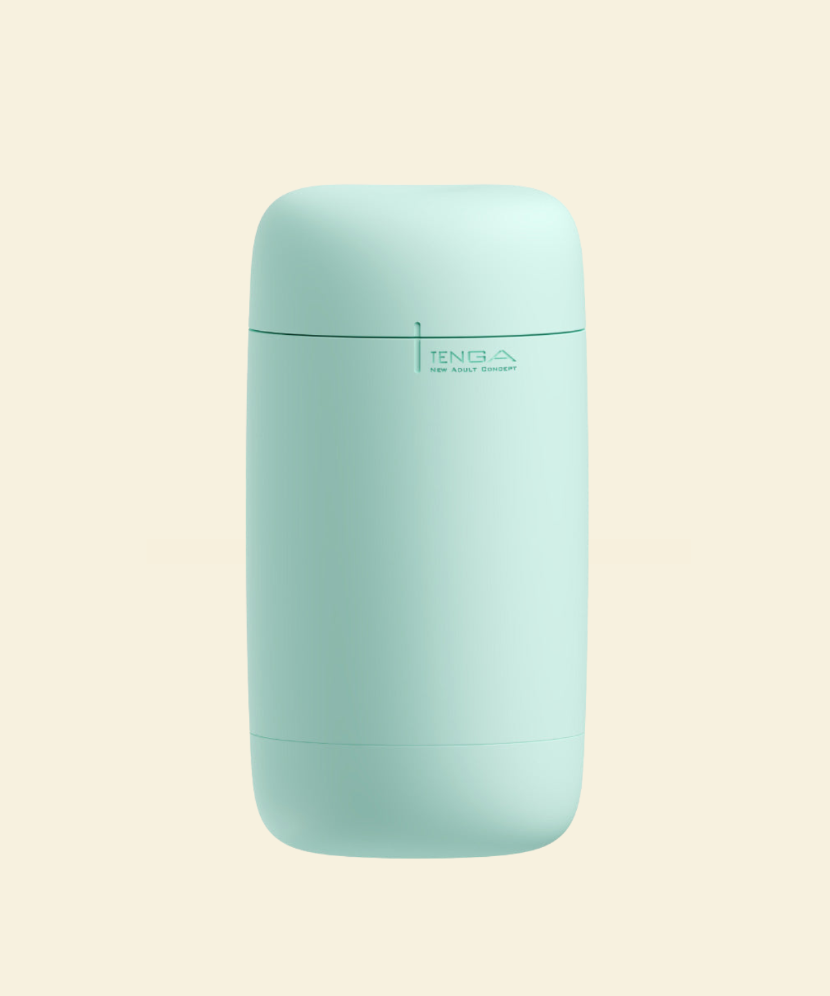 A mint green Tenga soft masturbator