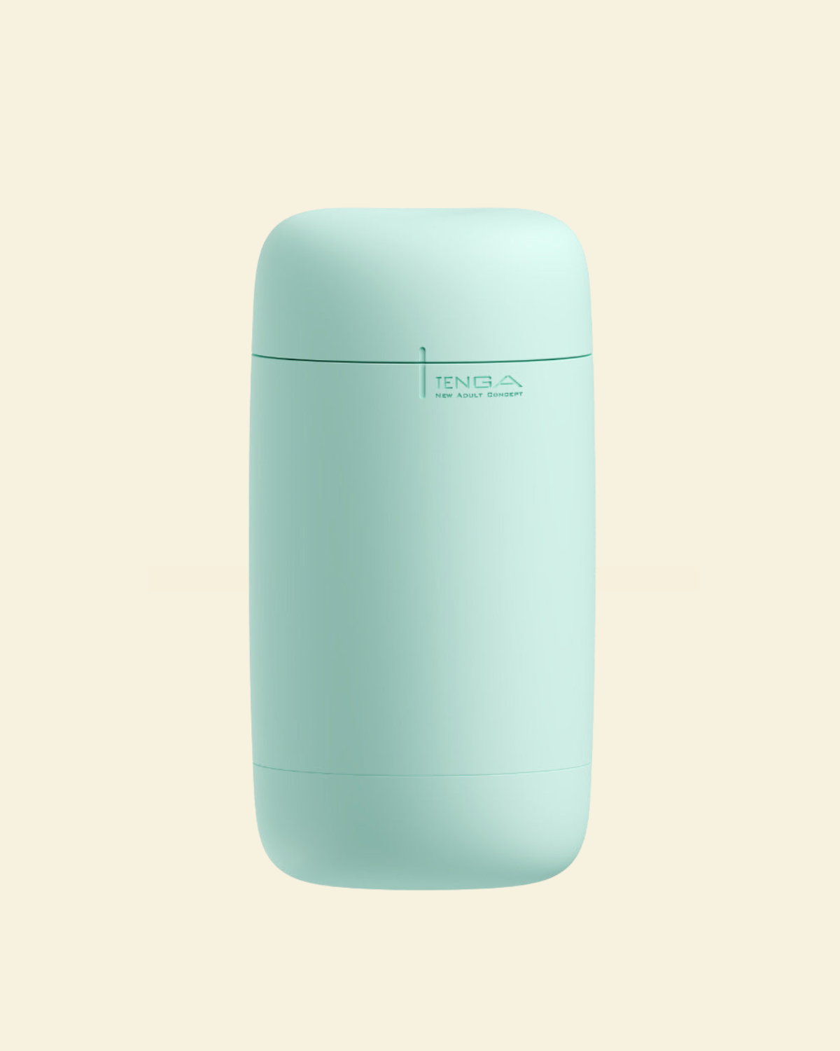 A mint green Tenga soft masturbator