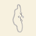 a stainless steel chain with snaphooks at each end. 