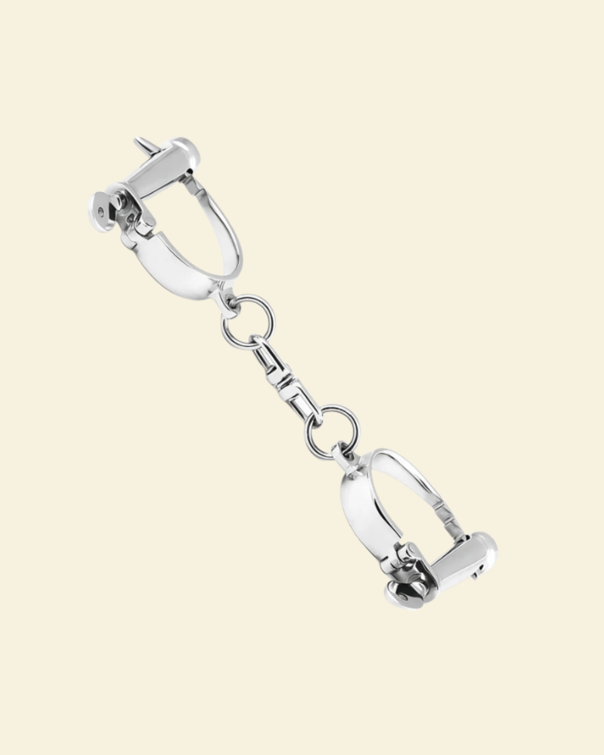 Adjustable stainless steel handcuffs 