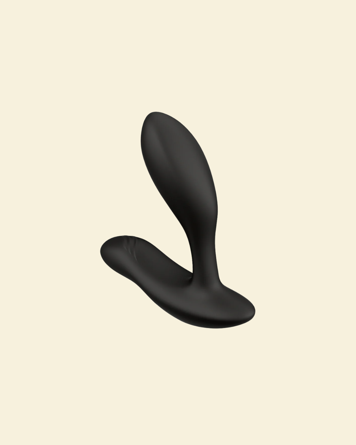 Black vibrating butt plug