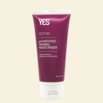 Purple tube of YES VM pH Matched Vaginal Moisturizer on a beige background