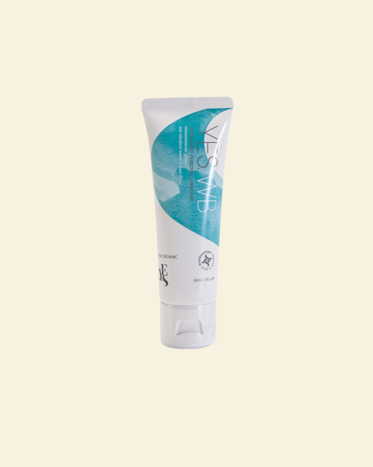 Tube of Yes Water based personal lubricant 